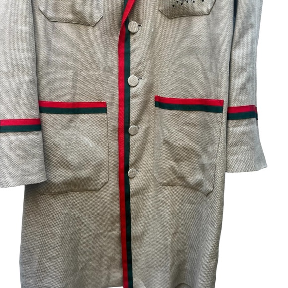 Gucci Garden 2017 Collection Alessandro Michele Linen Coat Size IT38 / US M - Picture 4 of 14